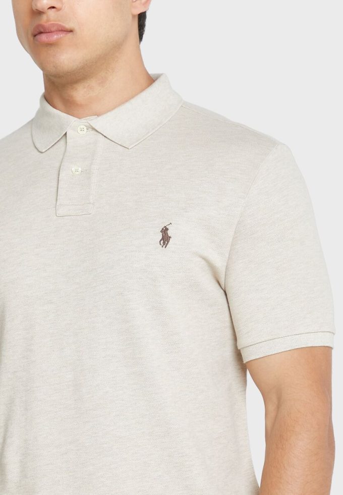 Beige Men’s Ralph Lauren Essential Polo Shirts Beige Men’s Ralph Lauren Essential Polo Shirts