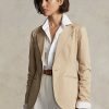 Beige Women’s Ralph Lauren Stretch Twill Blazers