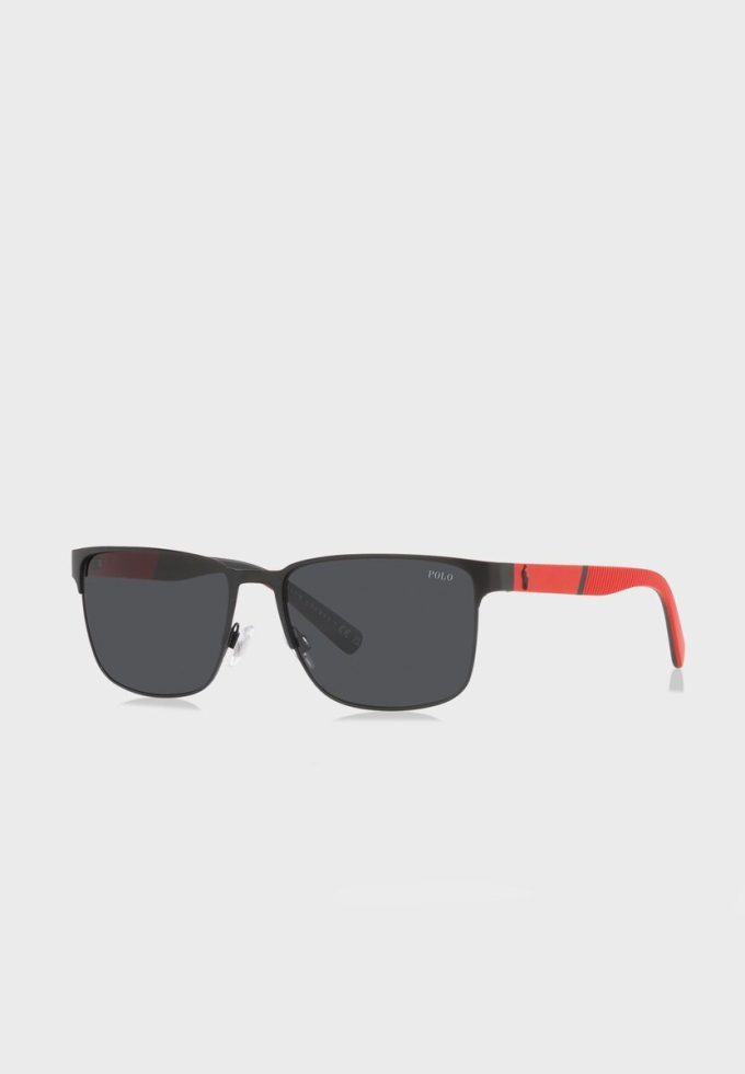 Black Men’s Ralph Lauren 0Ph3143 Wayfarers Sunglasses