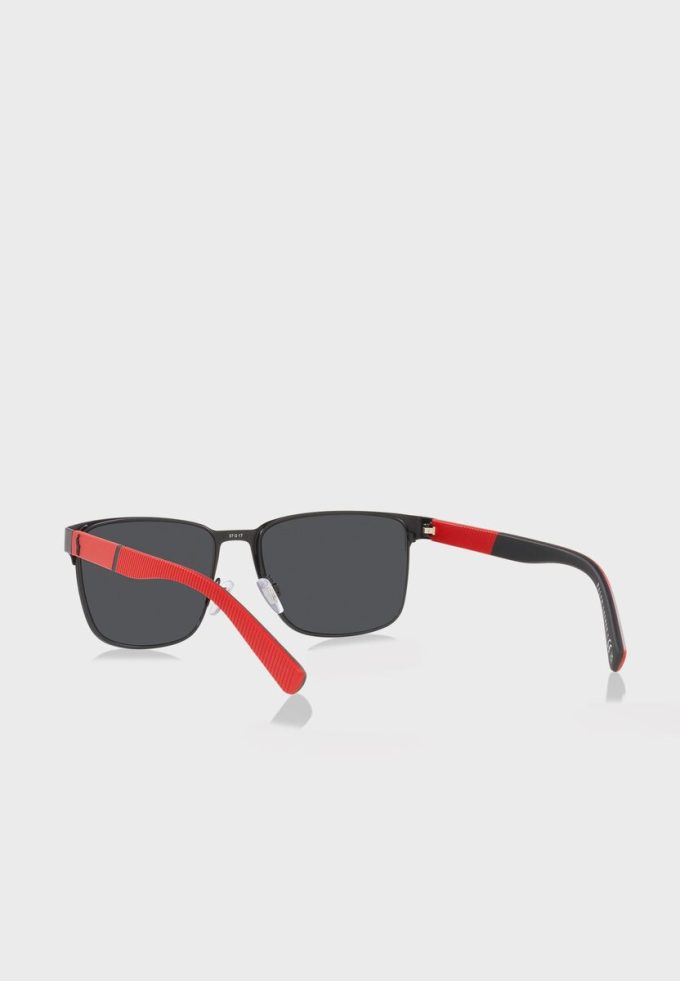 Black Men’s Ralph Lauren 0Ph3143 Wayfarers Sunglasses
