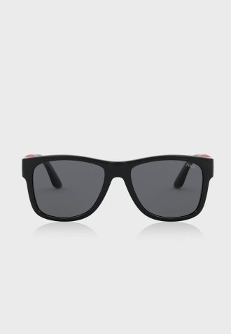 Black Men’s Ralph Lauren 0PH4162 Square Sunglasses