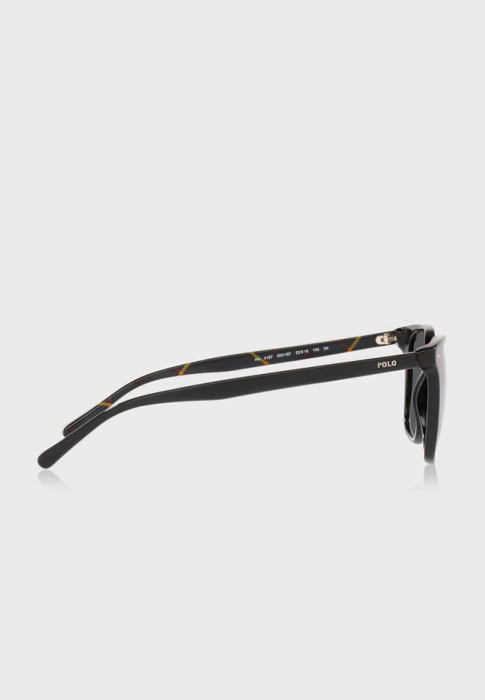 Black Men’s Ralph Lauren 0Ph4187 Wayfarers Sunglasses