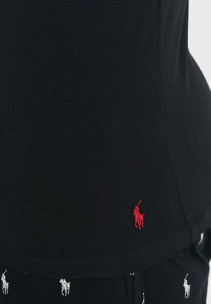 Black Men’s Ralph Lauren 2 Pack Essential Crew Neck T Shirts