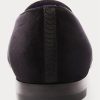 Black Men’s Ralph Lauren Alonzo Bullion Crest Velvet Dress Shoes