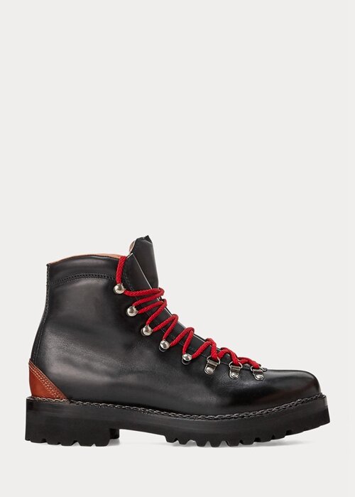 Black Men’s Ralph Lauren Fidel Burnished Calfskin Boots Black Men’s Ralph Lauren Fidel Burnished Calfskin Boots