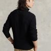 Black Men’s Ralph Lauren Mesh-knit Cotton Quarter-zip Jumper  Sweaters
