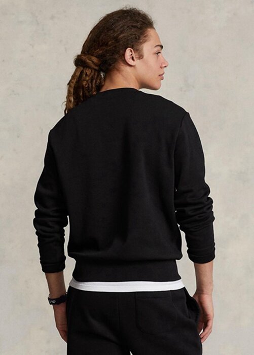 Black Men’s Ralph Lauren Polo Sport Fleece Sweatshirt Black Men’s Ralph Lauren Polo Sport Fleece Sweatshirt