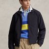 Black Men’s Ralph Lauren Water-Repellent Packable Jackets Black Men’s Ralph Lauren Water-Repellent Packable Jackets