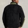 Black Men’s Ralph Lauren Wind-blocking Hybrid   Jackets