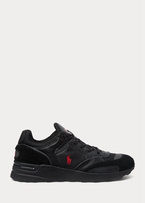 Black / Red Men’s Ralph Lauren Trackster 200 Sneakers Black / Red Men’s Ralph Lauren Trackster 200 Sneakers