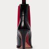 Black / Red Women’s Ralph Lauren Zoie Calfskinie Boots