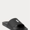 Black / White Men’s Ralph Lauren Signature Pony Slippers Black / White Men’s Ralph Lauren Signature Pony Slippers