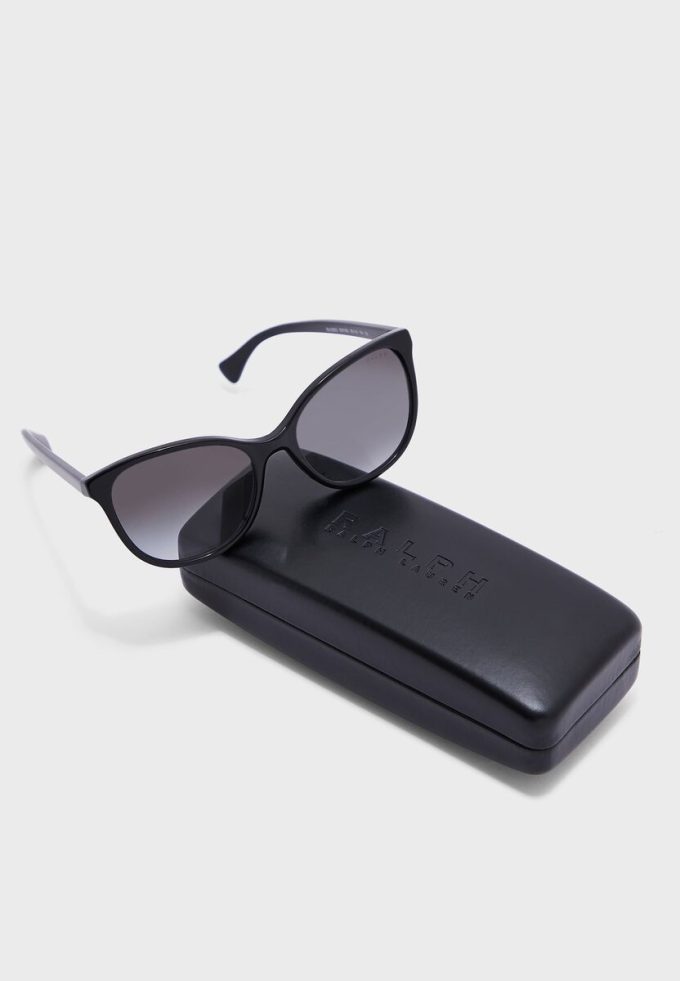 Black Women’s Ralph Lauren 0Ra5282U Wayfarers Sunglasses
