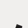 Black Women’s Ralph Lauren Andela Burnished Calfskin Sandals