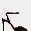 Black Women’s Ralph Lauren Bacall II Velvet Heels