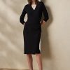 Black Women’s Ralph Lauren Cindy Stretch Wool Crepe Skirts