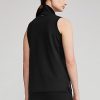 Black Women’s Ralph Lauren Classic Fit Piqué Sleeveless Polo Shirts