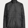 Black Women’s Ralph Lauren Hybrid Quarter-Zip Sweatshirts