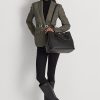 Black Women’s Ralph Lauren Leather Large Marcy Satchel Bags