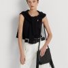 Black Women’s Ralph Lauren Leather Medium Elaina Crossbody Bags
