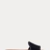 Black Women’s Ralph Lauren Vachetta Leather Slippers