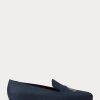 Blue Men’s Ralph Lauren Alonzo Bullion Linen Dress Shoes