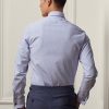 Blue Men’s Ralph Lauren Bengal-stripe Poplin French Cuff Formal Shirts Blue Men’s Ralph Lauren Bengal-stripe Poplin French Cuff Formal Shirts