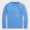 Blue Men’s Ralph Lauren Classic Fit Polo Sport Jersey T Shirts Blue Men’s Ralph Lauren Classic Fit Polo Sport Jersey T Shirts
