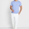 Blue Men’s Ralph Lauren Essential Crew Neck T Shirts Blue Men’s Ralph Lauren Essential Crew Neck T Shirts