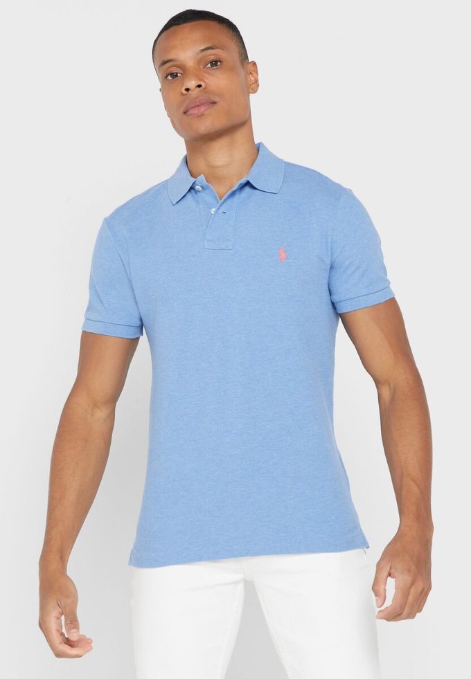 Blue Men’s Ralph Lauren Essential Polo Shirts Blue Men’s Ralph Lauren Essential Polo Shirts