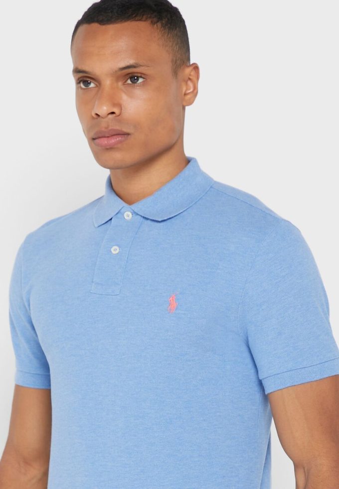 Blue Men’s Ralph Lauren Essential Polo Shirts Blue Men’s Ralph Lauren Essential Polo Shirts