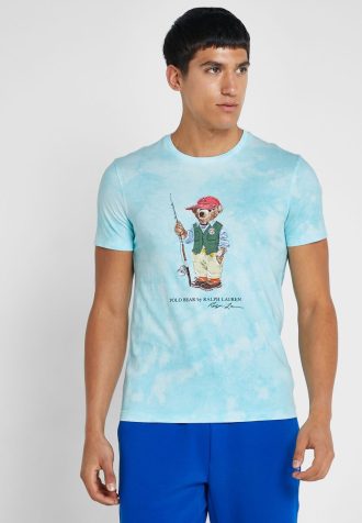 Blue Men’s Ralph Lauren Graphic Crew Neck T Shirts