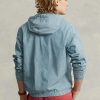 Blue Men’s Ralph Lauren Indigo Chambray Hooded Jackets