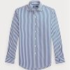 Blue Men’s Ralph Lauren Regent Custom Fit Striped Poplin Formal Shirts Blue Men’s Ralph Lauren Regent Custom Fit Striped Poplin Formal Shirts