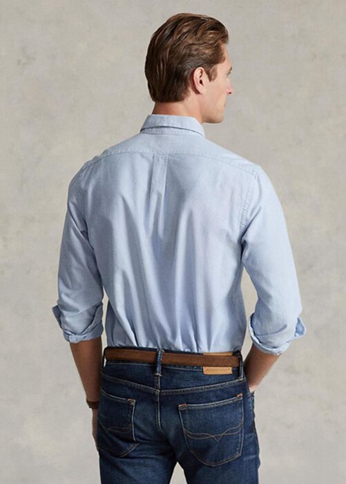 Blue Men’s Ralph Lauren Slim Fit Oxford Shirts Blue Men’s Ralph Lauren Slim Fit Oxford Shirts