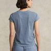 Blue Women’s Ralph Lauren Organic Cotton Crewneck T Shirts