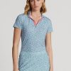 Blue Women’s Ralph Lauren Tailored Fit Floral Jersey Shirts