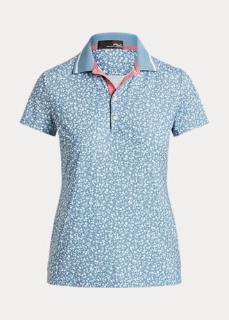 Blue Women’s Ralph Lauren Tailored Fit Floral Jersey Shirts