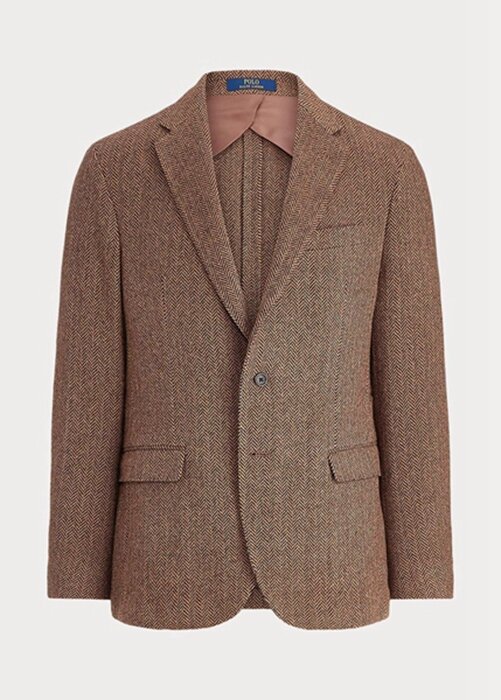 Brown Men’s Ralph Lauren Polo Soft Herringbone Sport Blazers Brown Men’s Ralph Lauren Polo Soft Herringbone Sport Blazers