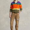 Brown Men’s Ralph Lauren Relaxed Fit Distressed Canvas  Pants