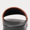 Brown Men’s Ralph Lauren Signature Pony Leather Slippers Brown Men’s Ralph Lauren Signature Pony Leather Slippers