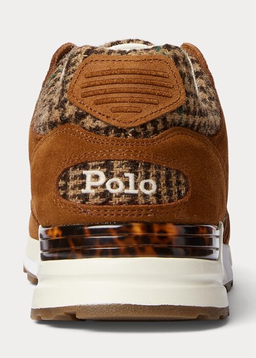 Brown Men’s Ralph Lauren Trackster 200 Harris Tweed® Sneakers Brown Men’s Ralph Lauren Trackster 200 Harris Tweed® Sneakers