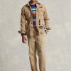 Brown Men’s Ralph Lauren Twill Belted Jackets Brown Men’s Ralph Lauren Twill Belted Jackets