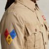 Brown Men’s Ralph Lauren Twill Belted Jackets Brown Men’s Ralph Lauren Twill Belted Jackets
