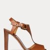 Brown Women’s Ralph Lauren Emilie Welington Calfskin Sandals Brown Women’s Ralph Lauren Emilie Welington Calfskin Sandals