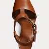 Brown Women’s Ralph Lauren Emilie Welington Calfskin Sandals Brown Women’s Ralph Lauren Emilie Welington Calfskin Sandals