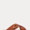 Brown Women’s Ralph Lauren Jacie Calfskin Stirrup Sandals