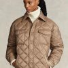 Brown Women’s Ralph Lauren Oversize Water-repellent Quilted Coats Brown Women’s Ralph Lauren Oversize Water-repellent Quilted Coats