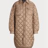 Brown Women’s Ralph Lauren Oversize Water-repellent Quilted Coats Brown Women’s Ralph Lauren Oversize Water-repellent Quilted Coats