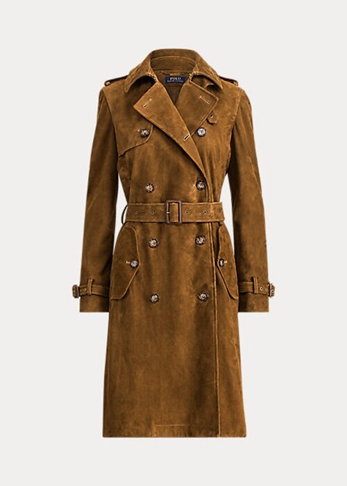 Brown Women’s Ralph Lauren Suede Coats Brown Women’s Ralph Lauren Suede Coats